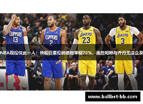 NBA现役仅此一人：快船巨星伦纳德胜率超70%，连詹姆斯与乔丹无法企及